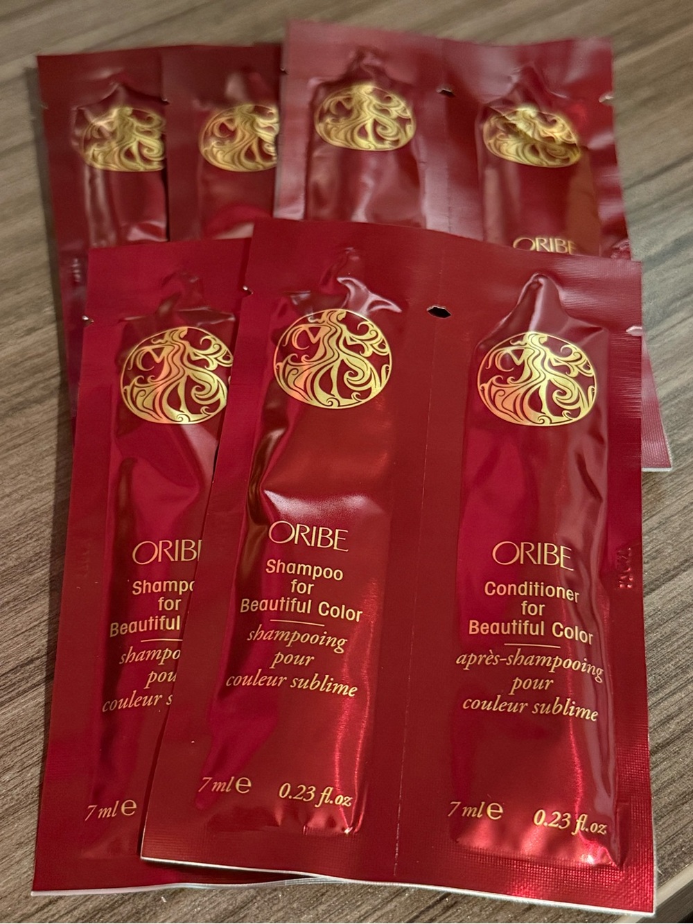 Bundle of 5: Oribe Shampoo and Conditioner for Beautiful Color NEW Sealed